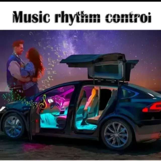 Luci LED interne multicolore per auto