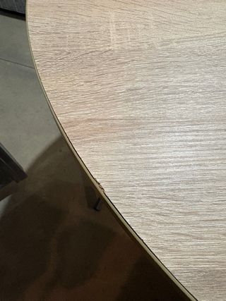 Tavolo rotondo pieghevole in legno