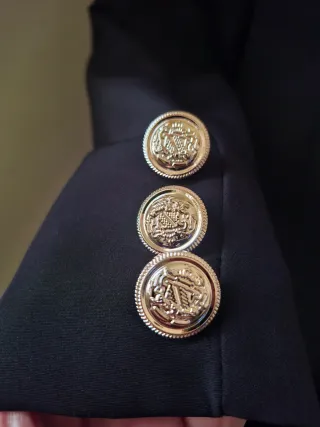 Completo giacca e pantaloni con cintura Tg. M