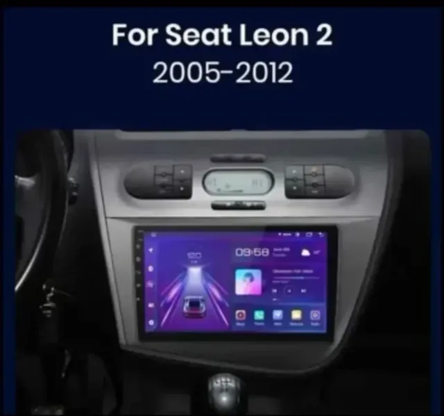 Radio Android Seat Leon 2 (2005-2012) con cornice e connettori originali