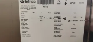 Abatidor de temperatura Infrico 5 bandejas