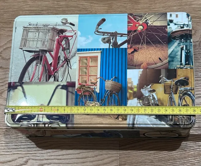Caja Metálica Vintage Bicicletas