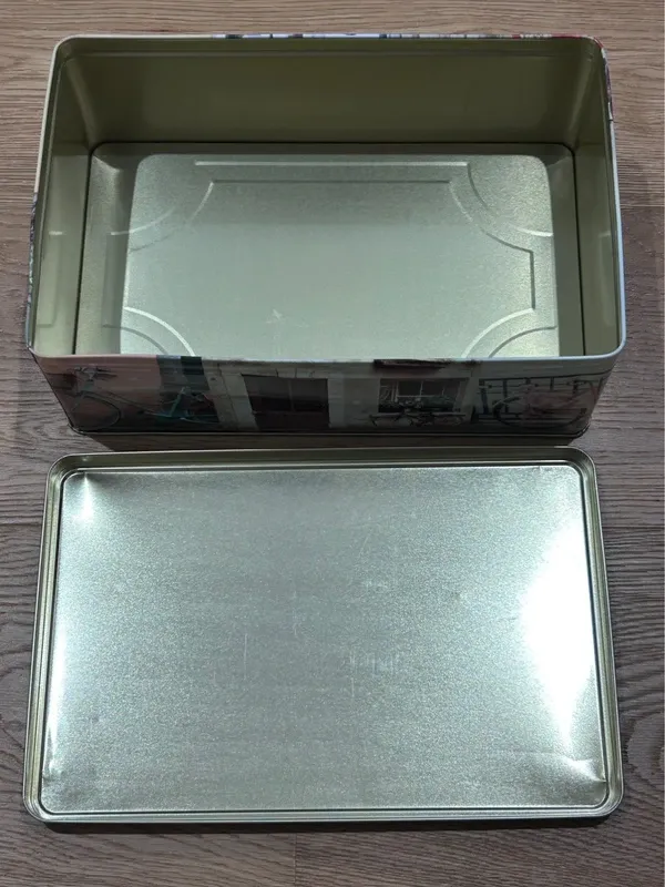 Caja Metálica Vintage Bicicletas