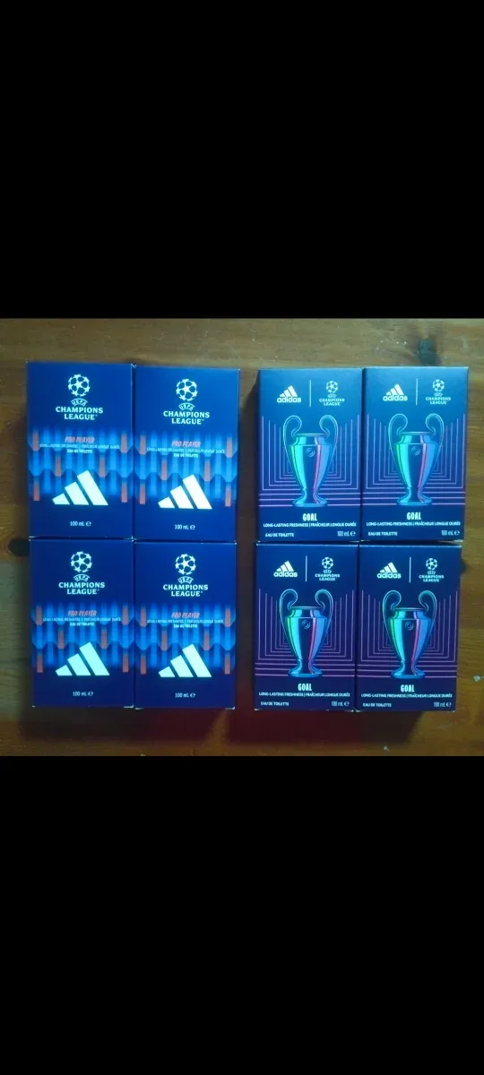 Lote 8 colonias Adidas Champions League 100ml