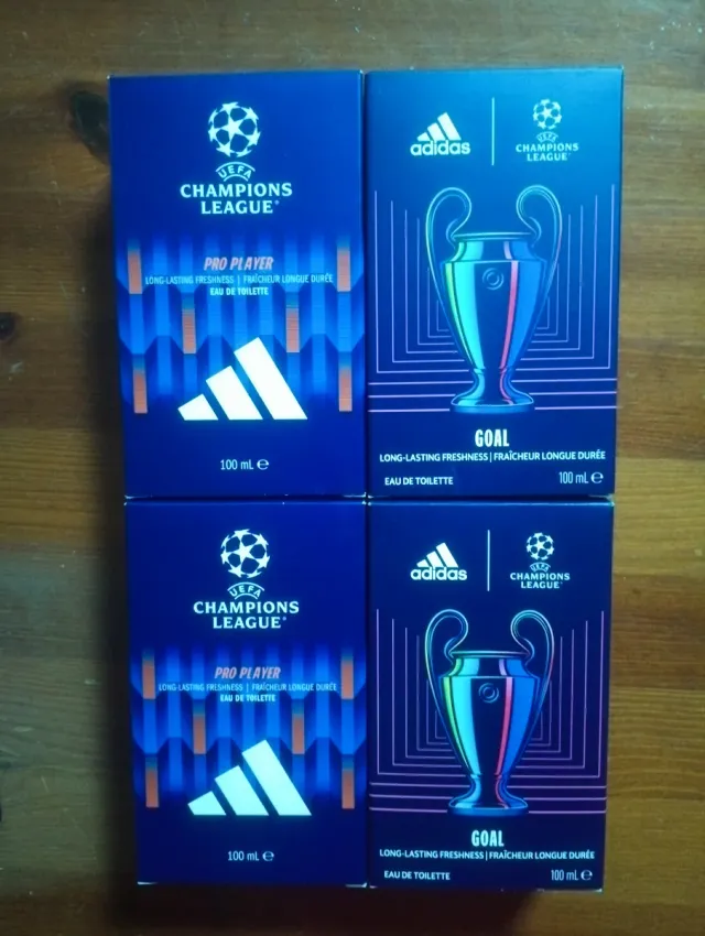 Lote 8 colonias Adidas Champions League 100ml