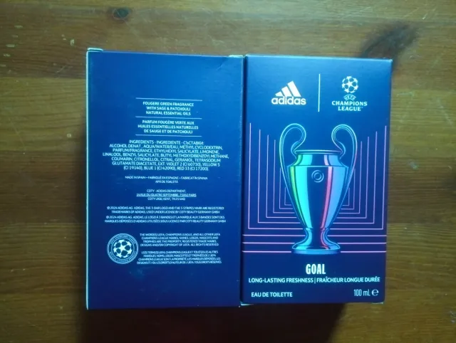 Lote 8 colonias Adidas Champions League 100ml