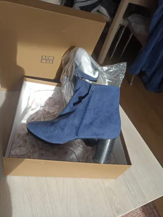 Botines Gloria Ortiz Talla 40 Azul