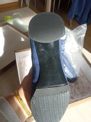 Botines Gloria Ortiz Talla 40 Azul