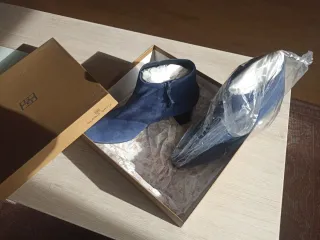 Botines Gloria Ortiz Talla 40 Azul