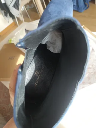 Botines Gloria Ortiz Talla 40 Azul