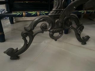 Mesa Hierro  forjado Sevillana Mármol