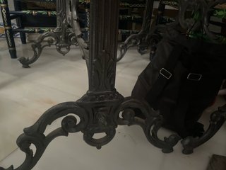 Mesa Hierro  forjado Sevillana Mármol