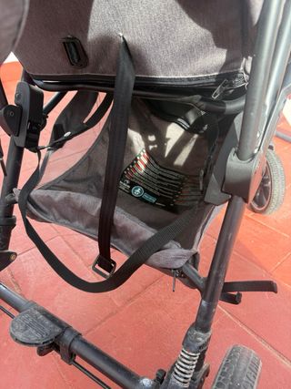 Carrito de bebé gris