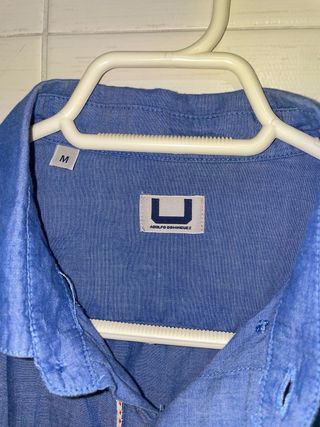 Camisa manga larga azul