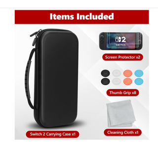 Custodia Nintendo Switch 2 + 2 Protezioni Schermo