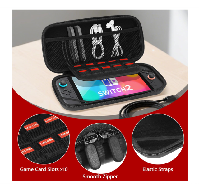 Custodia Nintendo Switch 2 + 2 Protezioni Schermo