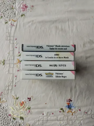 Lote 4 Juegos Nintendo DS (Anno, Pokémon, Inazuma