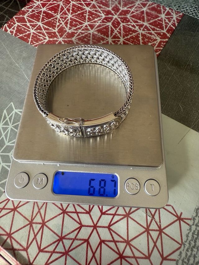 Pulsera Plata 925 Tejida