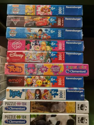 Lote 10 Puzzles 100 piezas NUEVOS