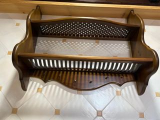 Escurreplatos/Platero Retro Madera