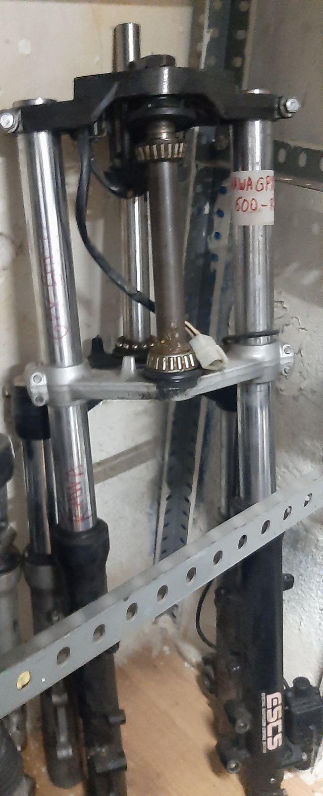 Barra dirección Kawasaki GPX600 completa