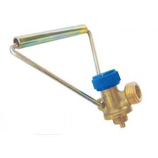 Llave Grifo Botella Gas Azul Camping con Asa