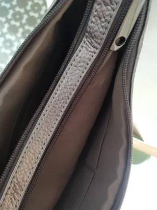 Bolso mujer dorado y plateado