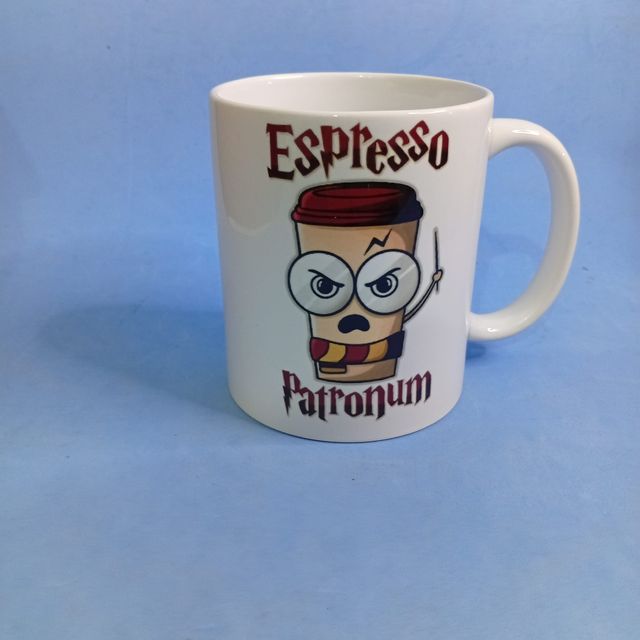 Taza Espresso Patronum Meme Harry Potter