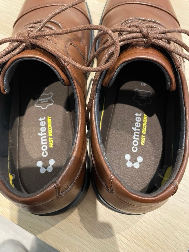 Zapatos Comfeet Marrones Talla 40