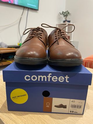Zapatos Comfeet Marrones Talla 40