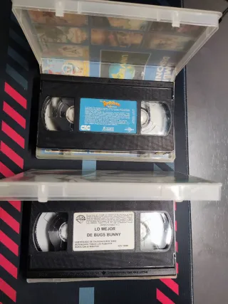 Lote 4 VHS Dibujos Animados Infantiles