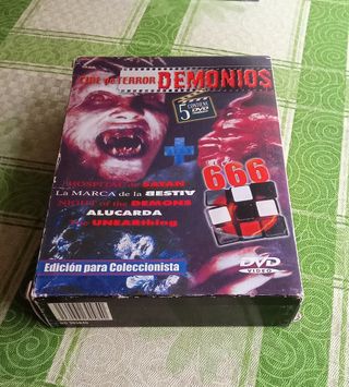 Box caja 5 dvd Demonios - Cine de terror