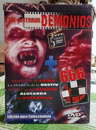 Box caja 5 dvd Demonios - Cine de terror