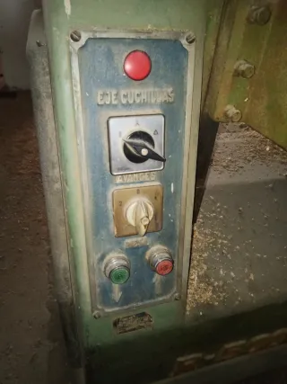 Cepilladora de madera Saca Gruesos, regulador elec