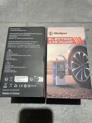 Inflador Portátil Eléctrico MULTPER