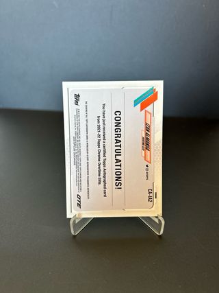 Carta Izan Almansa Topps Chrome RC Autograph