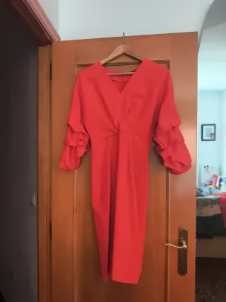 Vestido fiesta Altamira Milano Talla M Fucsia