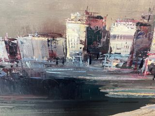 Cuadro Óleo Paisaje Marino