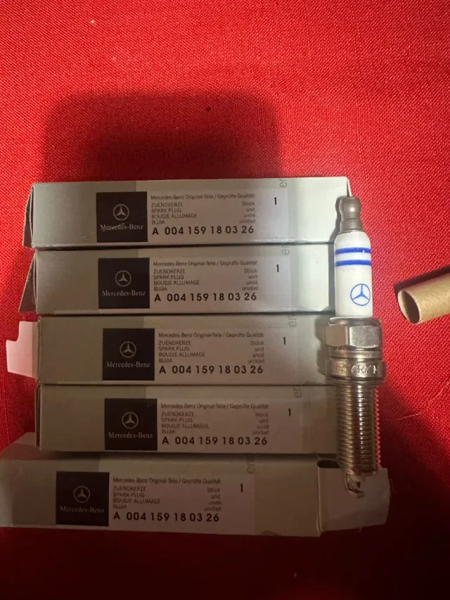 Bujías Mercedes Benz A 004 159 18 03 26 ( 6 uns)