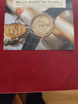 Reloj Sello Aureo Felipe II