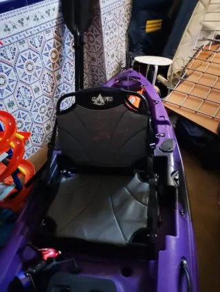 Kayak Marlin con chaleco y remo y motor