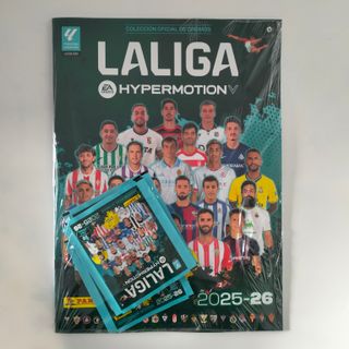 Panini Laliga Hypermotion 2025-26 album + 4 sobres