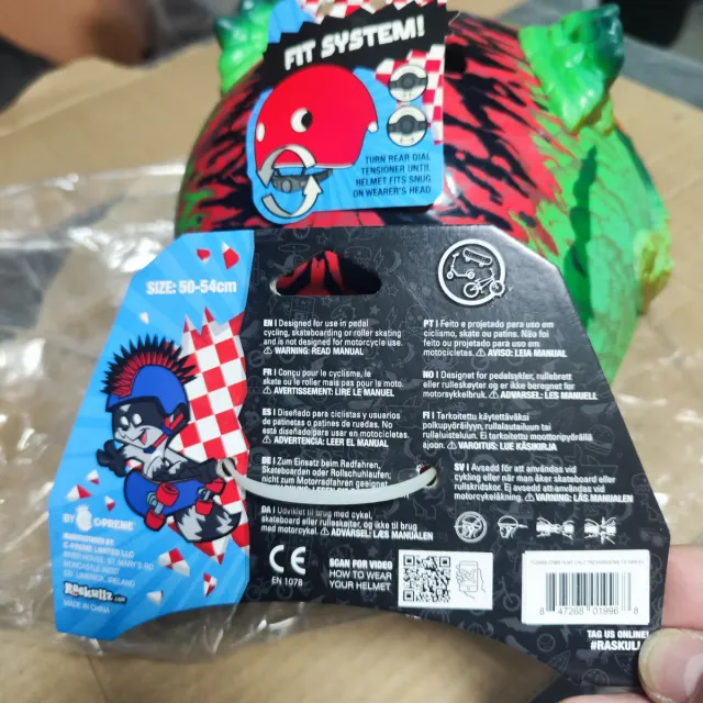 Casco infantil Raskullz dragón