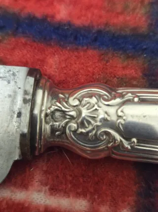 Tenedor y Cuchillo de Plata