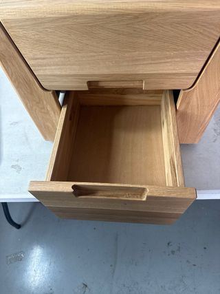 Cajonera de dormitorio 2 cajones madera