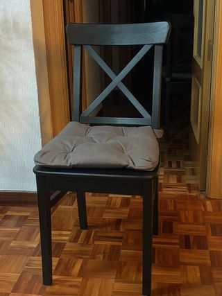 Comedor 6 Sillas Negro