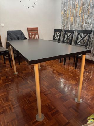 Comedor 6 Sillas Negro