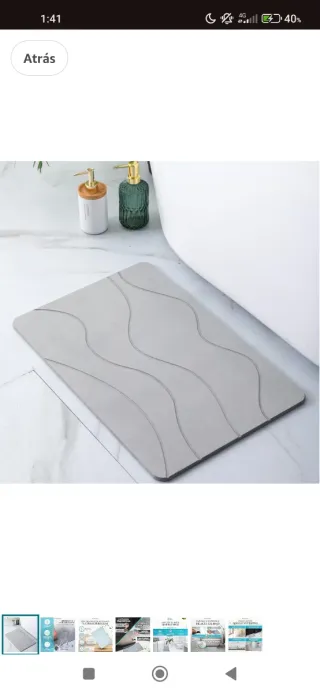 Alfombra de Baño Pure 4Home Piedra Natural