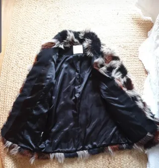 Chaquetón pelo multicolor