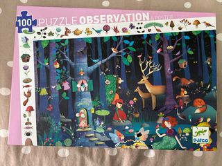 Puzzle Djeco Observación Bosque Encantado 100